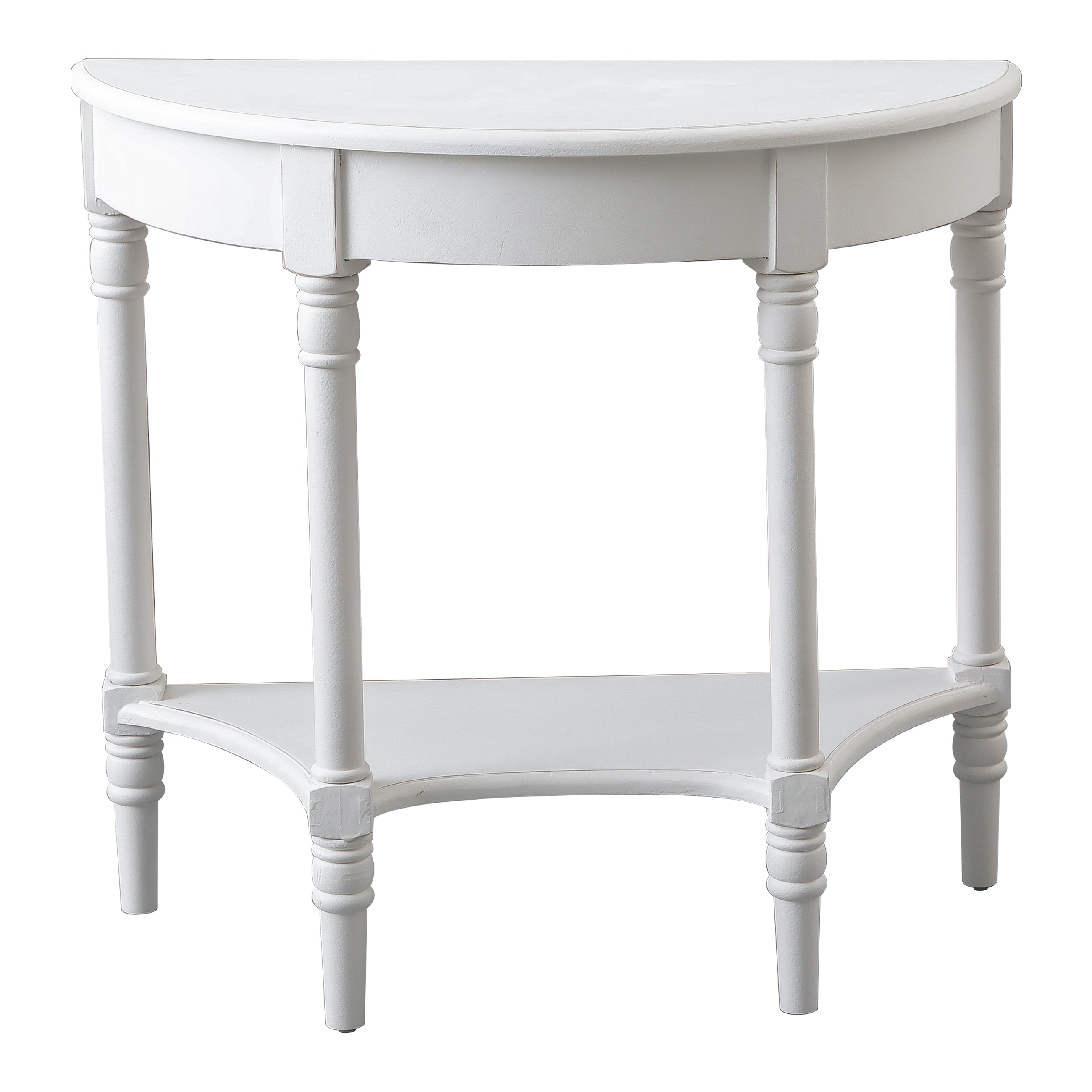 WHITE CONSOLE TABLE