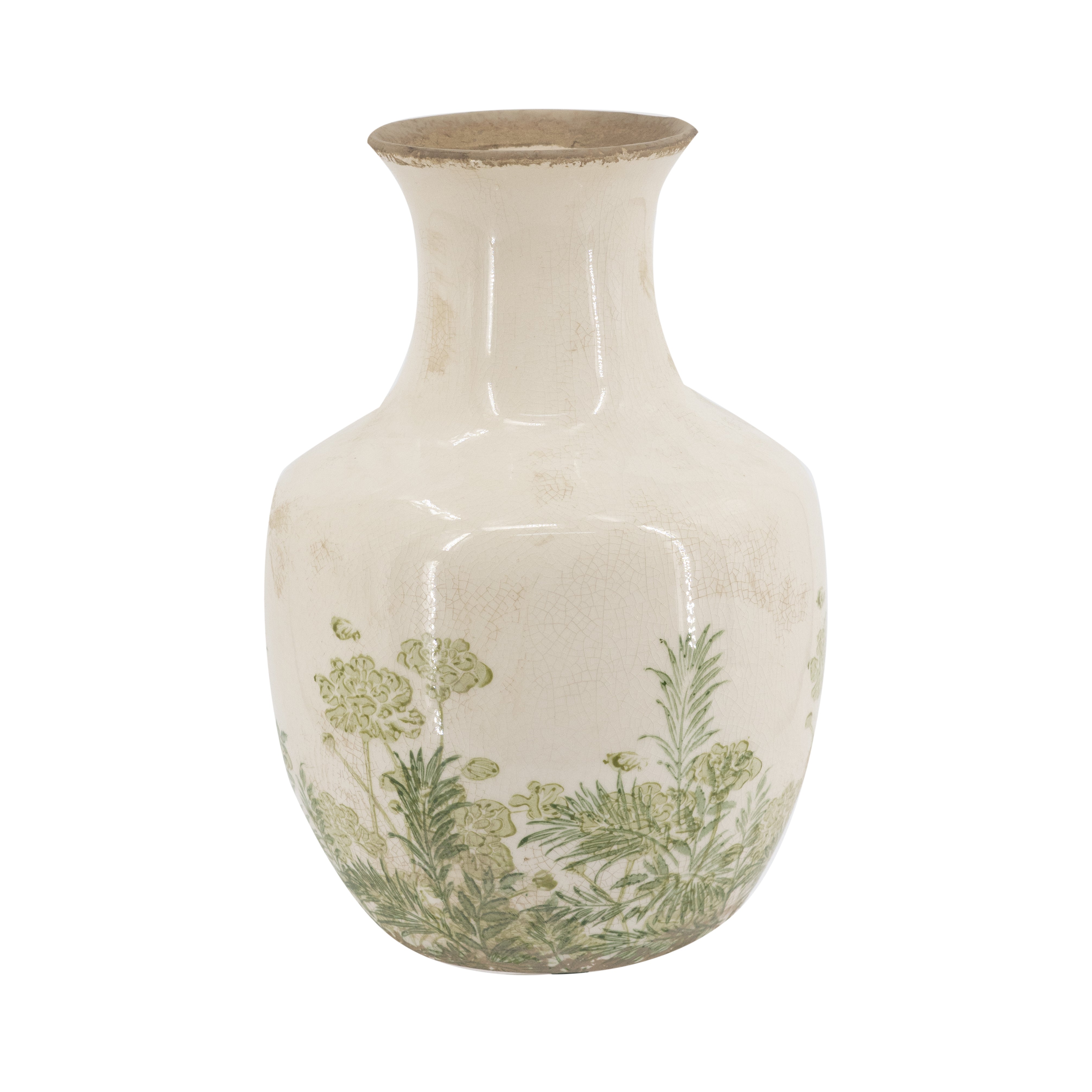 WH GREEN VASE