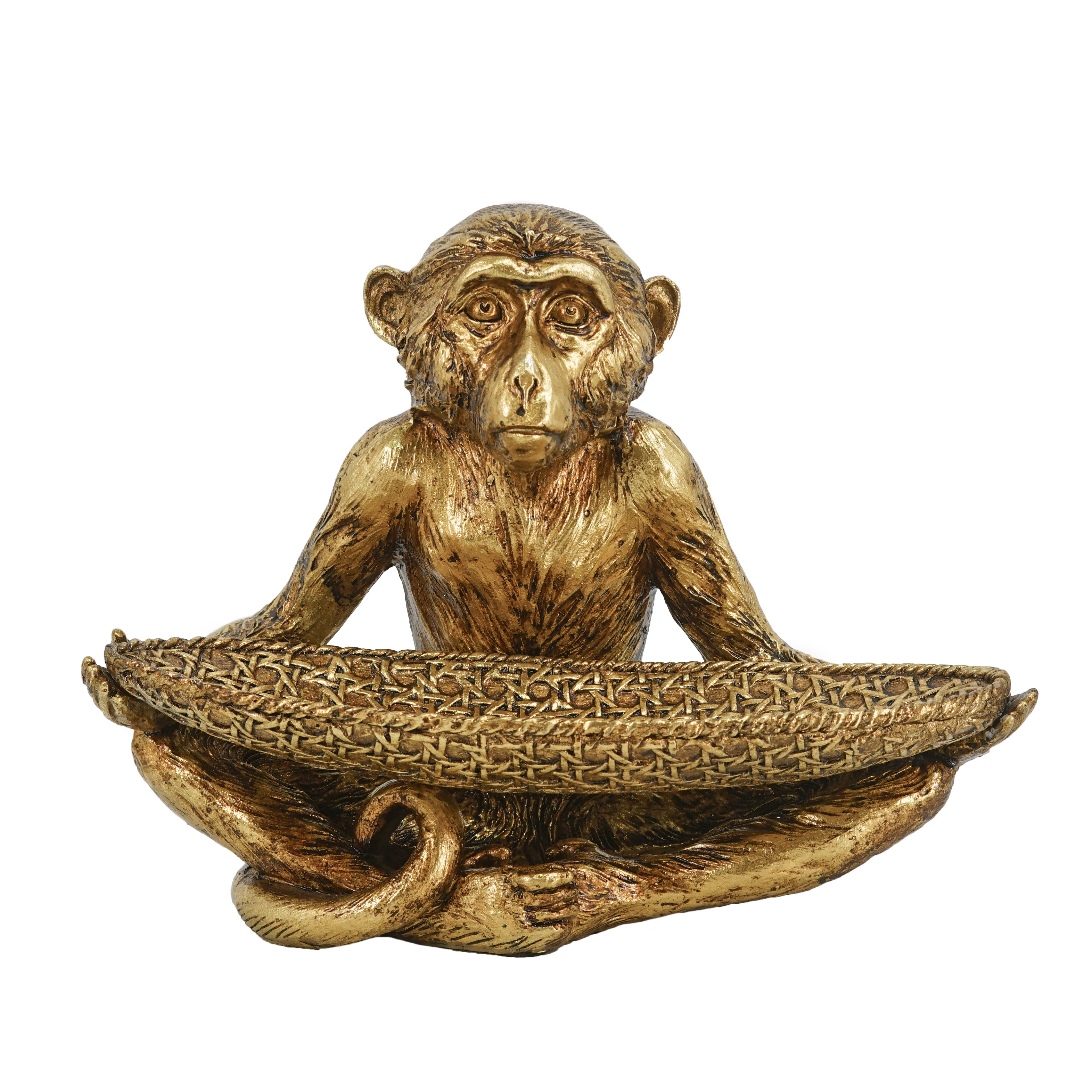 GOLD MONKEY W TRAY