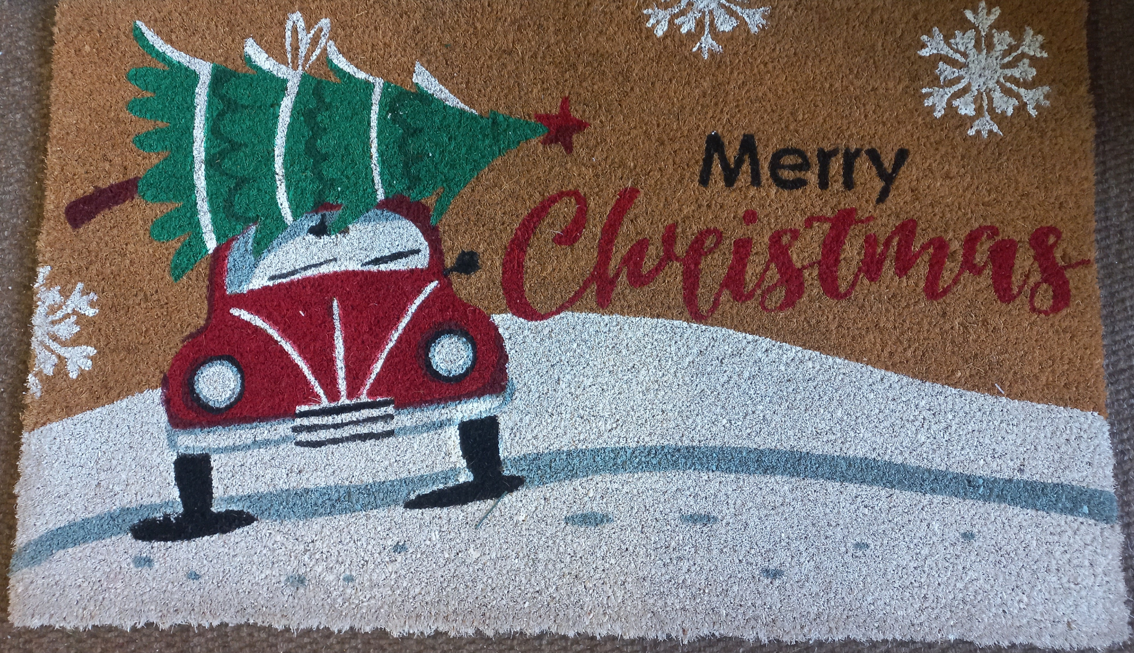 XMAS MAT CAR