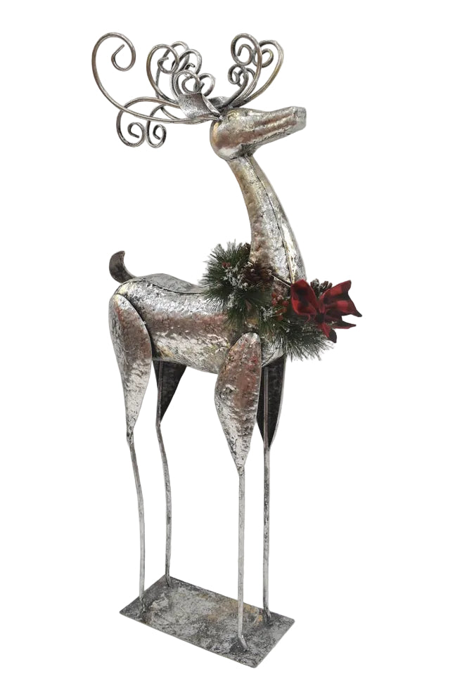 LARGE METAL DEER