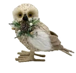 SMALL WOVEN OWL