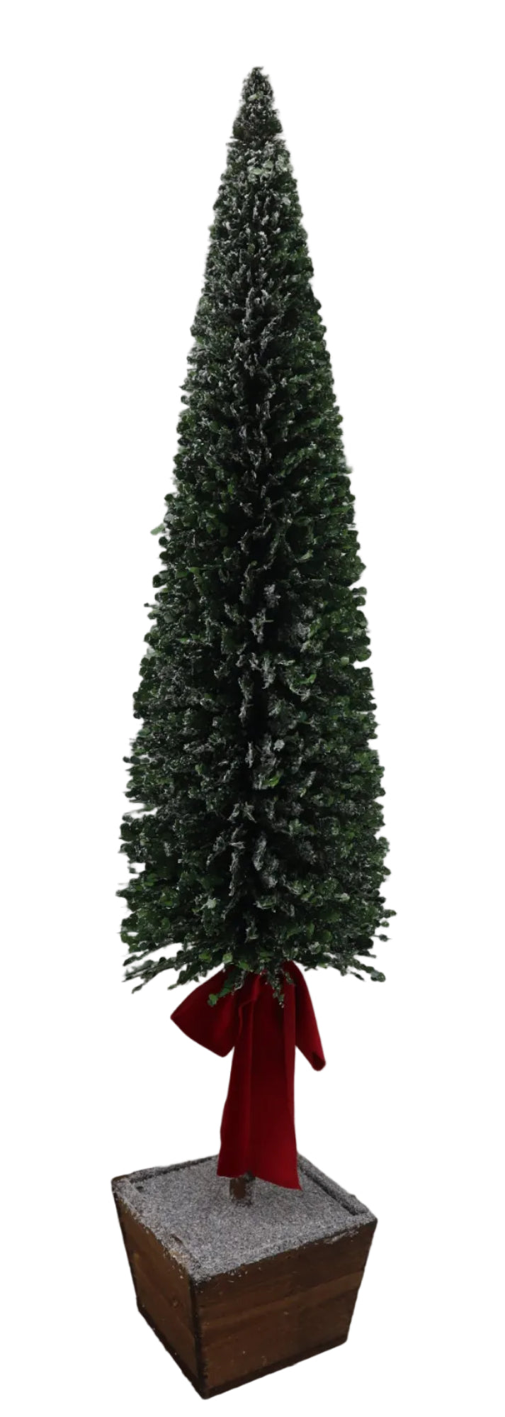 93CM TREE W VELVET BOW
