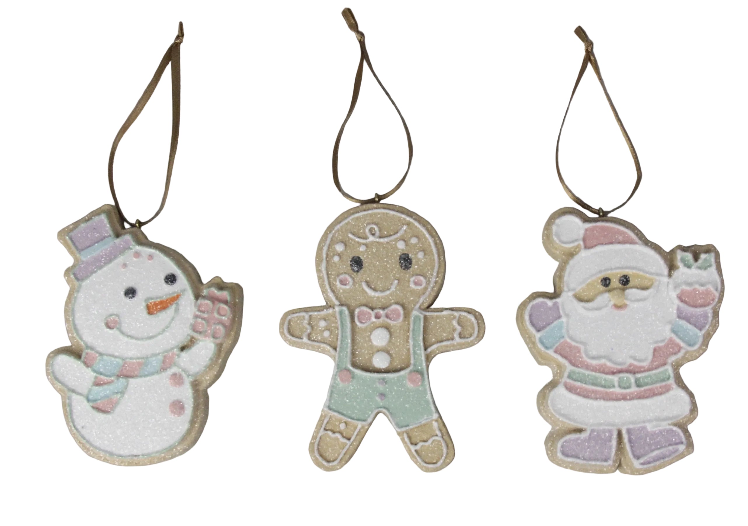 S/3 HANGING ORNAMENTS