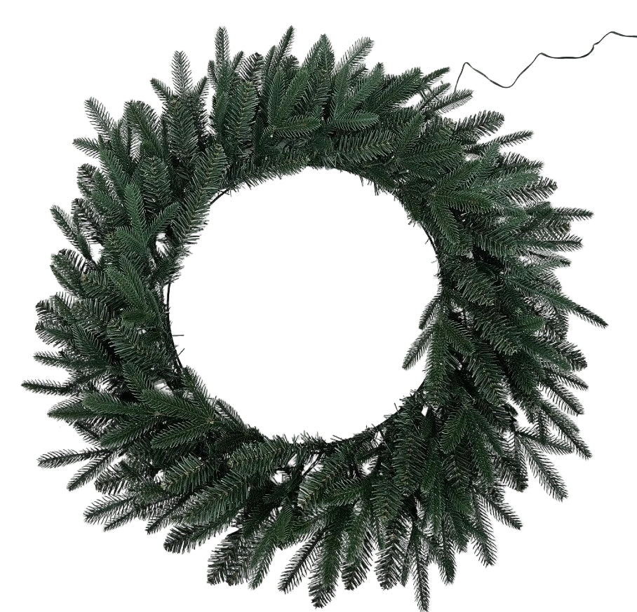 90cm GREEN CHRISTMAS WREATH