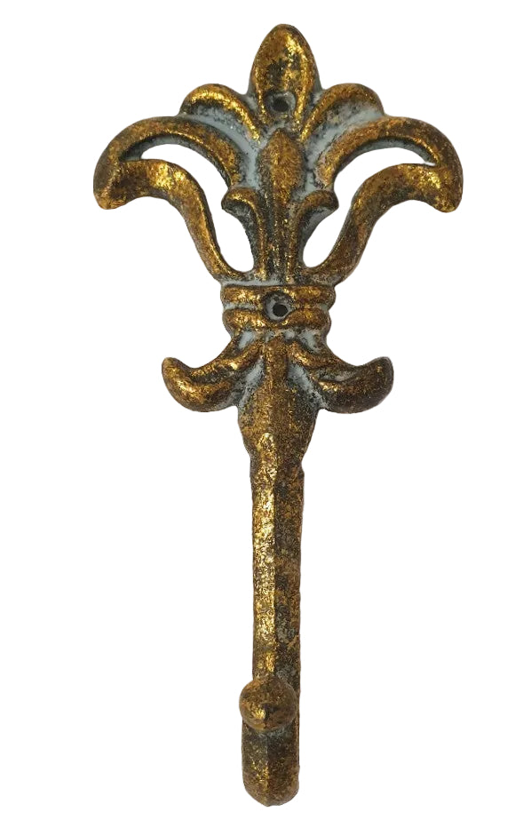 SMALL ANTIQUE GOLD METAL HOOK