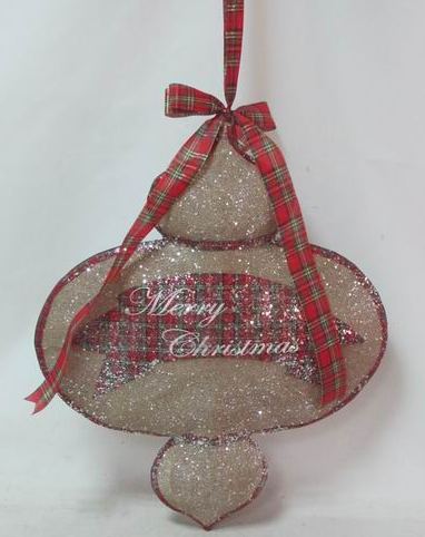 TARTAN & HESSIAN HANGING DECOR