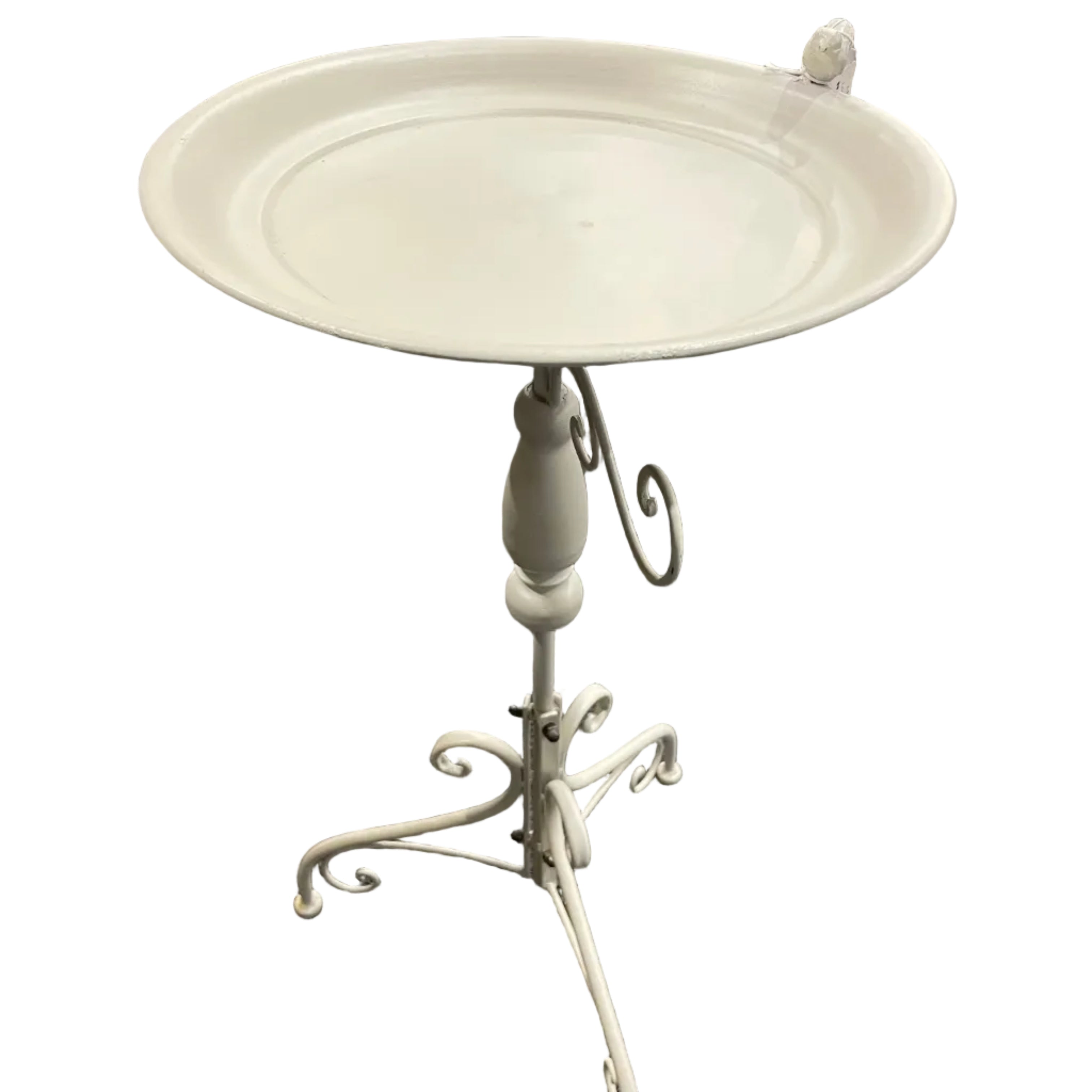 LARGE WHITE BIRD BATH
