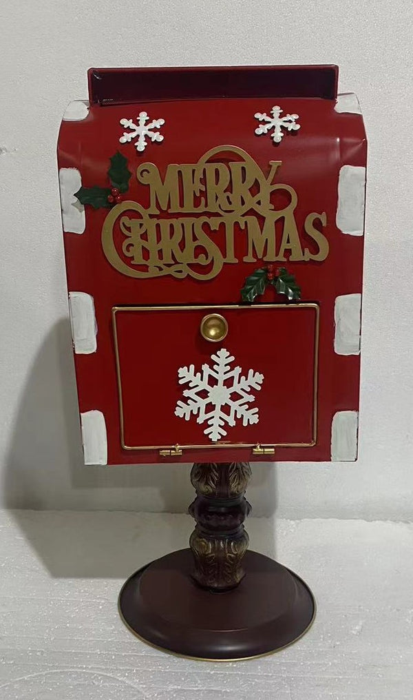 MERRY XMAS MAIL BOX STAND