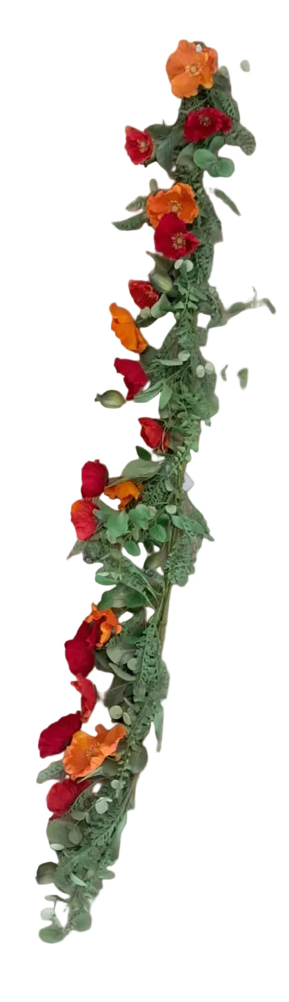 5' FLORAL EGG GARLAND