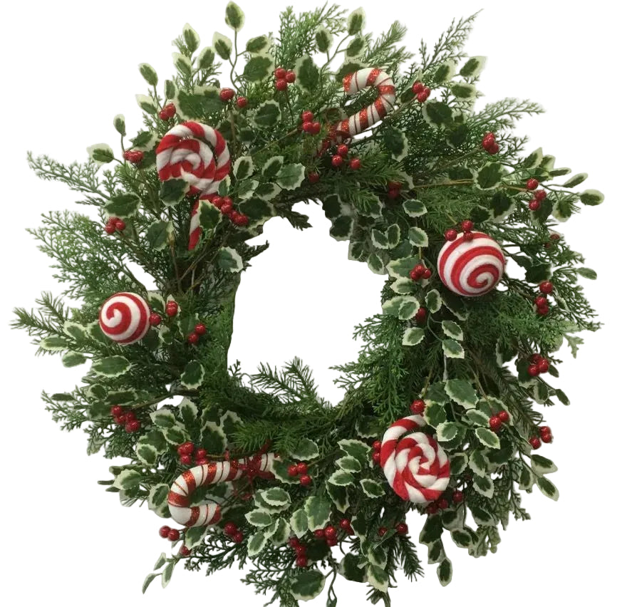 24' CANDY CANE WREATH