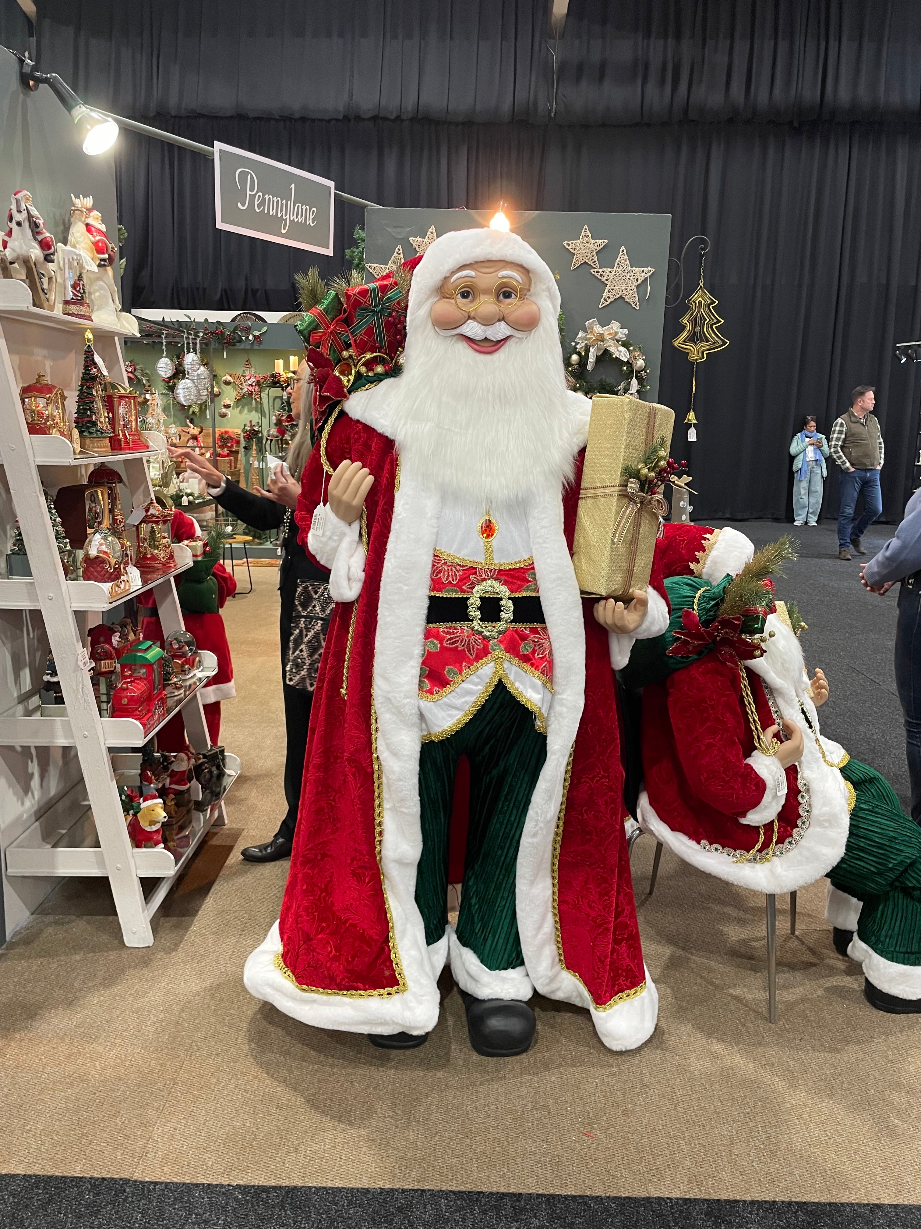 180CM RED SANTA WITH WAISTCOAT