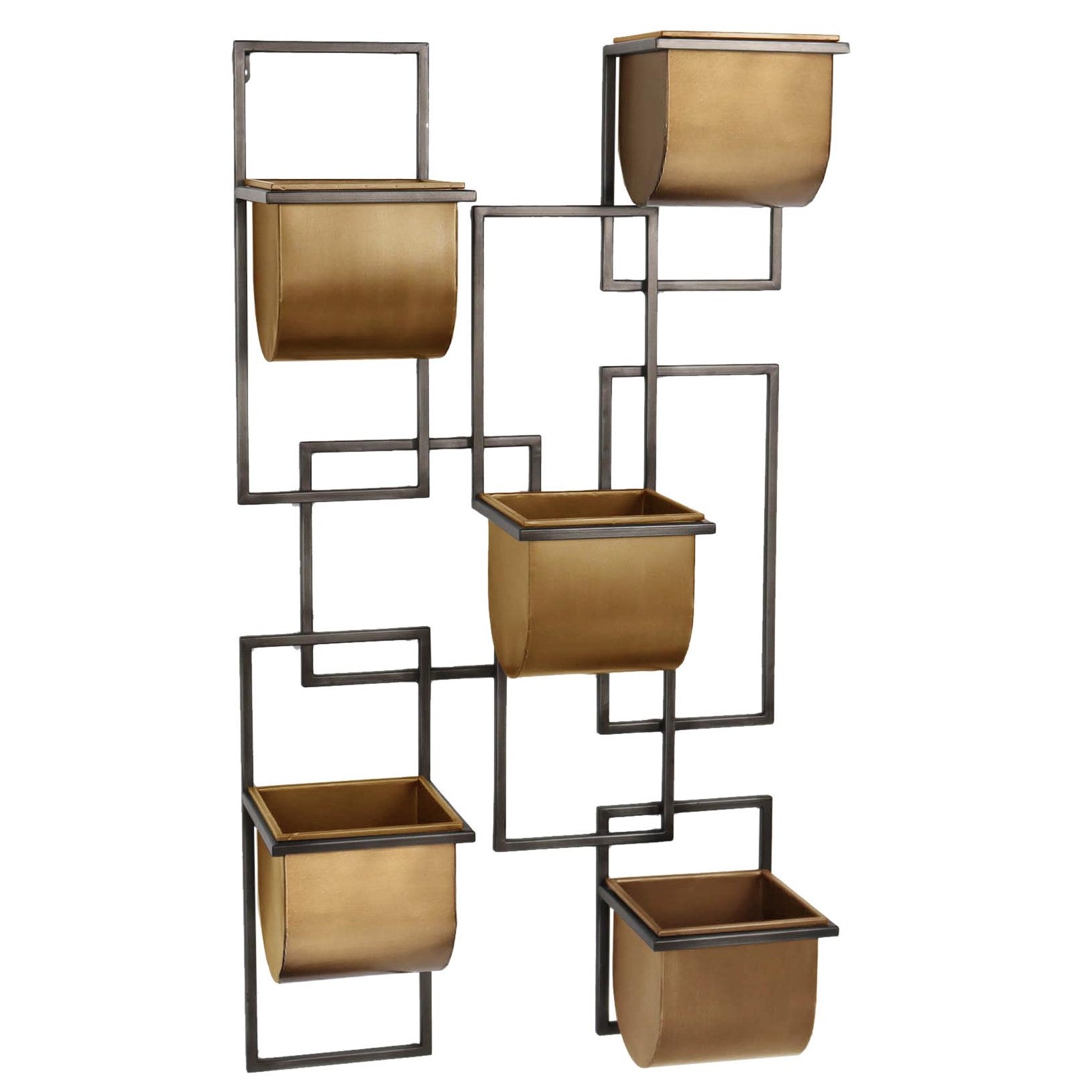 5 POT WALL STAND