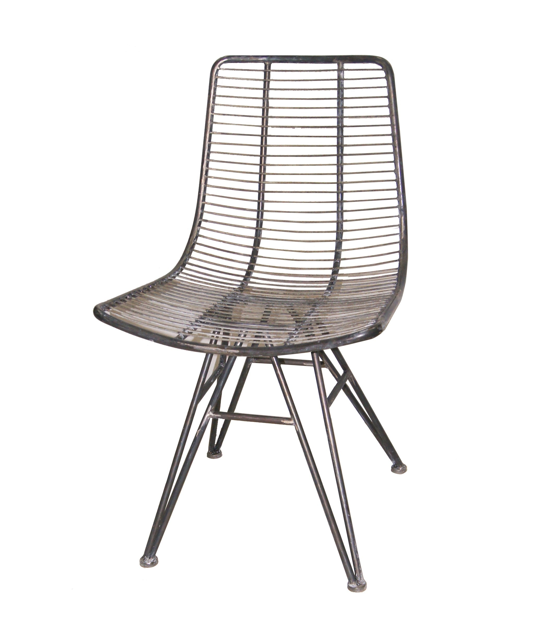 BRUSHED METAL CHAIR