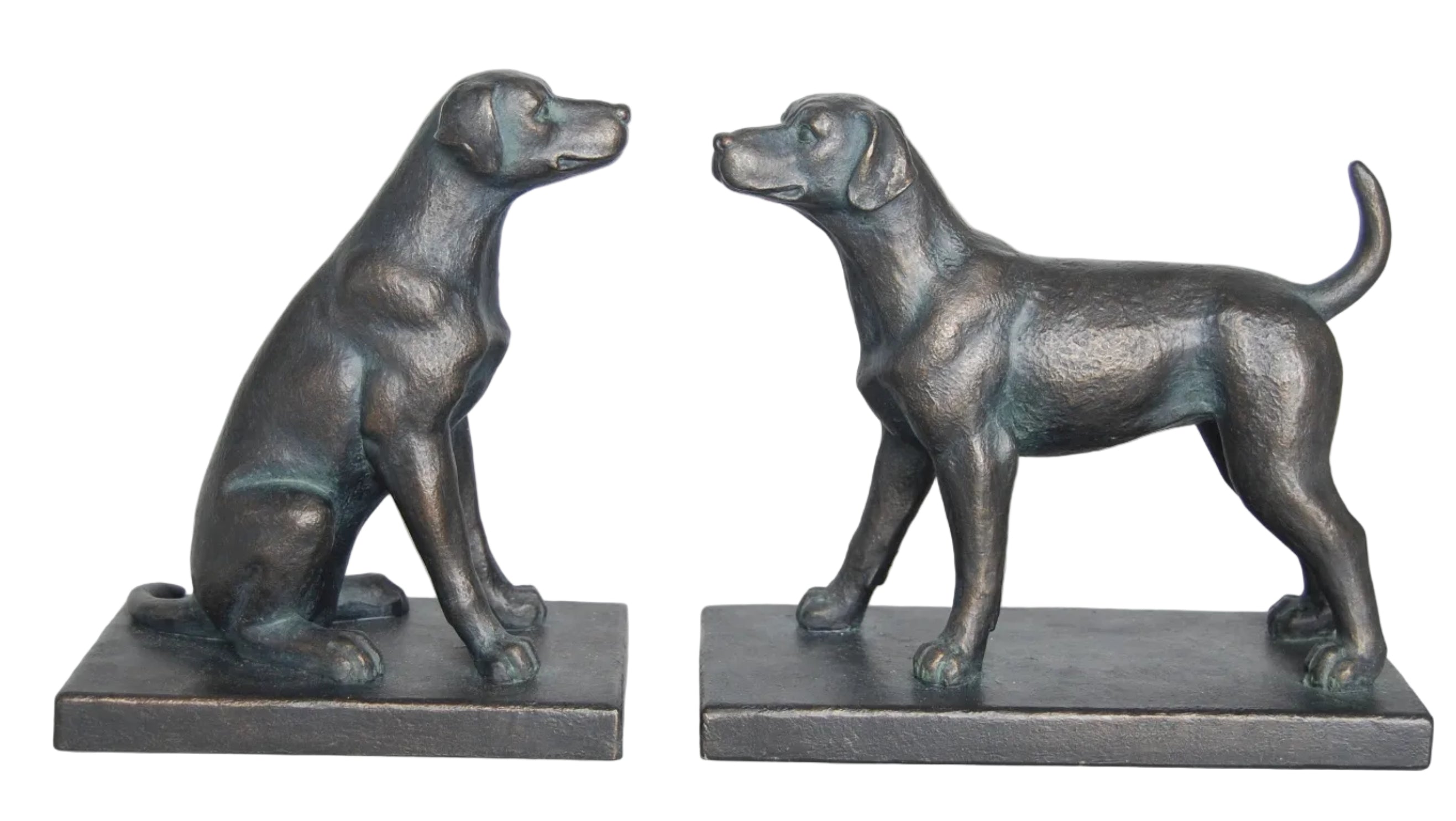 DOG BOOKENDS