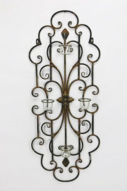 BLK WALL TEALIGHT HOLDER