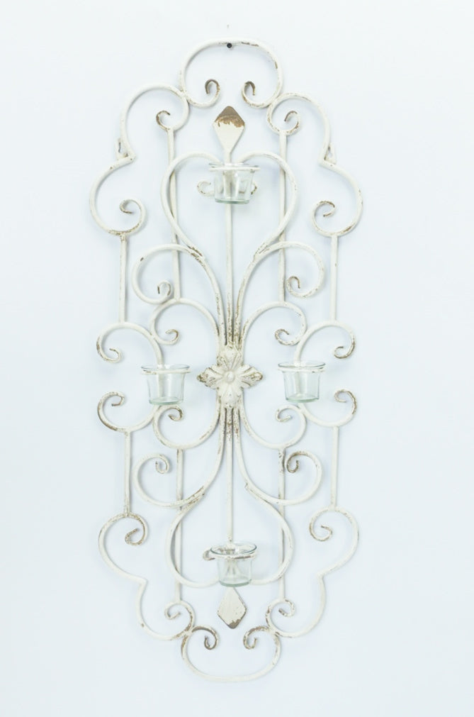 WHITE WALL TEALIGHT HOLDER