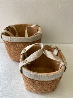 S/2 CEMENT BASKETS WITH HANDLES